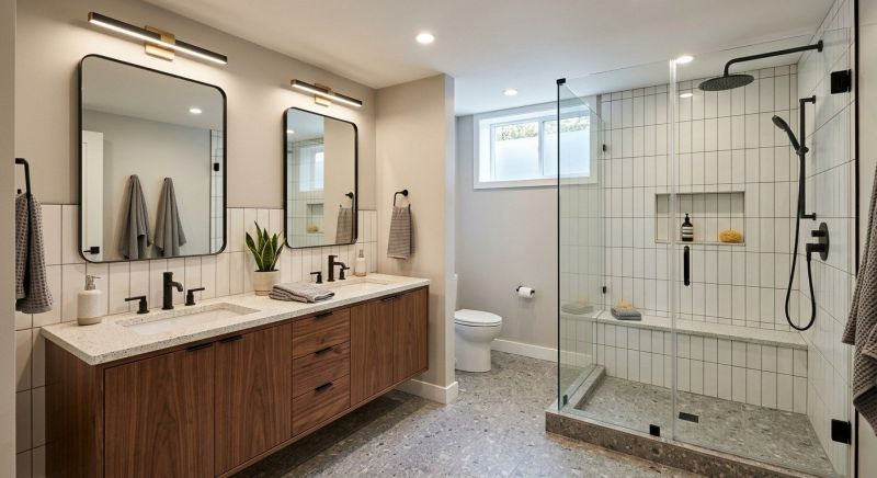 Basement Bathroom Remodeling in Beaver County, PA