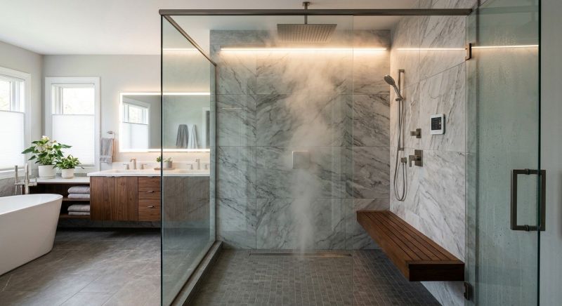Granite Shower Installation in Beaver County, PA